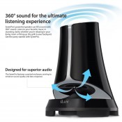 iLuv SYRENPRO OUTDOOR PORTABLE BLUETOOH Speaker- BLACK