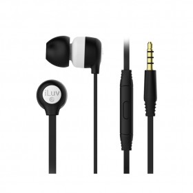 iLuv TSMORES Premium In-Ear Stereo Earphones with Mic and Remote - BLACK
