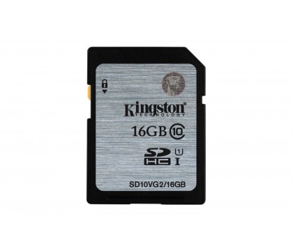 Kingston SD10VG2/16GB SDHC Memory Card  16GB Class 10 , UHS-I