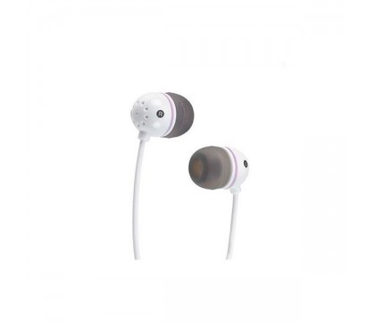 Genius 31710183101  In-Ear Mobile Headset  w/ Mic  (HS-M210) , WHITE 