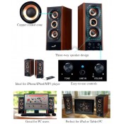 جينيس (31730997100) نظام صوت هاى فاى SP-HF800A ذو تصميم خشبى 