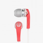 Skullcandy S2IKHY-476 Wink’D IN-EAR Headphones with Microphone and ear gels fits for Women , Clear/Coral