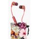 Skullcandy S2PGGY-419 Dime Coral Floral Earphone with Mic