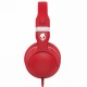 Skullcandy S6HSGY-406 HESH2 Headset with microphone1 , Red/White