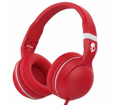 Skullcandy S6HSGY-406 HESH2 Headset with microphone1 , Red/White
