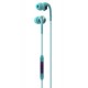 Skullcandy S2FXGM-396 Bombshell  In-Ear Headphones with Mic & Remote, Robin/Smoked Purple/Gold