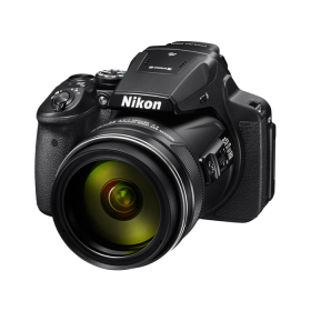 NIKON P900 COOLPIX Digital Camera 16 MP, 83X, 3 Inch KIT ,WIFI + SD8G + CASE , Black