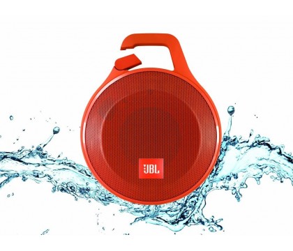 JBL JBLCLIPPLUSORG Clip+ Splashproof Ultra-Portable Bluetooth Speaker (Orange)