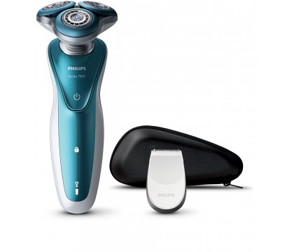 Philips S7370/12 Shaver series 7000 wet and dry electric shaver with precision trimmer GentlePrecision blade system, Comfort rings