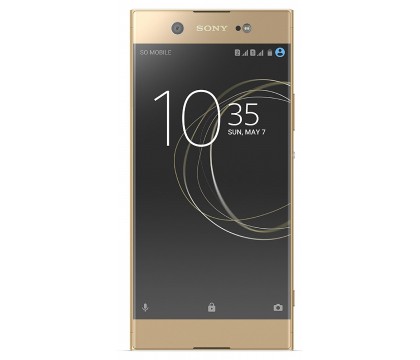 سونى (XPERIA XA1 ULTRA) تليفون محمول ذكى, ذو لون ذهبى + جراب + شاشة زجاج