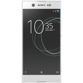 سونى (XPERIA XA1 ULTRA) تليفون محمول ذكى, ذو لون أبيض + جراب + شاشة زجاج