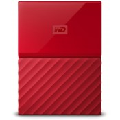 Western Digital WDBYNN0010BRD-WESN 1TB My Passport  Portable External Hard Drive-USB 3.0, Red