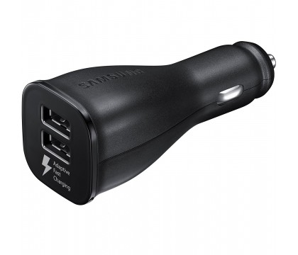 Samsung EP-LN920BBEGWW Fast Charging Dual Car Charger, Black