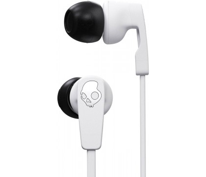 SKULLCANDY S2SUHX-379 STRUM EARBUD MIC2, WHITE/BLAK/CHROME 