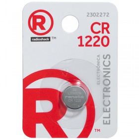 RadioShack  CR1220 3V/38mAh Lithium Coin Cell Battery