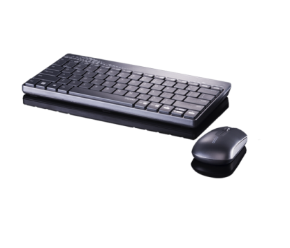RAPOO 8000 2.4GHZ WIRELESS MOUSE and KEYBOARD BLACK/GREY + AR