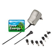 هاما (00046586) شاحن عالمى ذو اطراف قابلة للتغيير صديق للبيئة ذو تيار 600 مللى أمبير