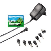 هاما (00046618) شاحن عالمى ذو اطراف قابلة للتغيير صديق للبيئة ذو تيار 1000 مللى أمبير