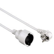 Hama 00047866 PROFI Extension Cable with Earth Contact, 5 m, white