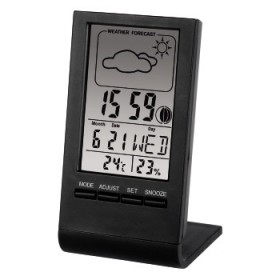 Hama 00075297 TH-100 LCD Thermometer/Hygrometer/CLOCK/CALENDAR