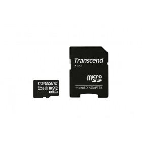 Transcend TS32GUSDHC10 MicroSDHC Class 10 with Card Reader (Premium)