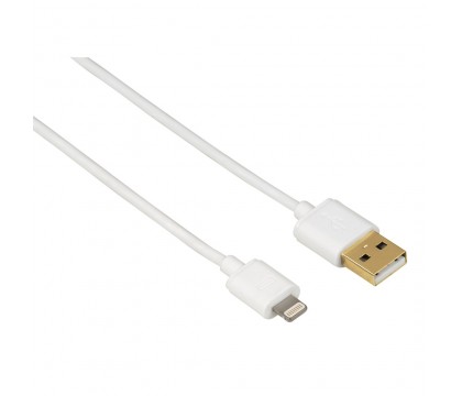 Hama 00119420 Lightning to USB Cable for Charging and synchronization for iPad, iphone and ipod devices , 1.5 m, white 