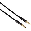 Hama 00124425 Color Connecting Cable 2x 3.5 mm Plug ,1.5m , Black