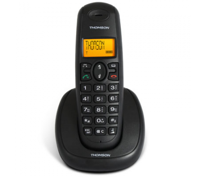 طومسون (TH-104DBK) تليفون لاسلكى ذو لون أسود