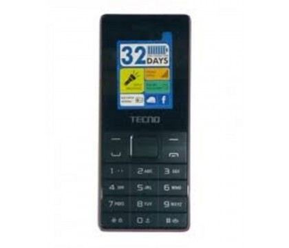 Tecno T349 Dual SIM Mobile Phone Dark Black