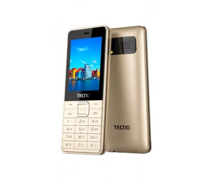 Tecno T401 Triple SIM Mobile Phone GOLD