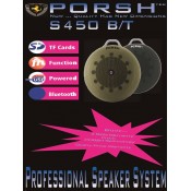 PORSH S 450 B/T PORTABLE Bluetooth Speaker, TF Mini cards, AUX, FM radio