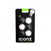 ICONZ IMN-CO3MKW CABLE ORGANIZER ROUND BLACK/WHITE
