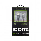 ICIconz IMN-UCAC01K Cable Type C USB 3.1 (A-C) 1.2M BLK