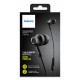 Philips SHE9105BK/00 Stereo Headphones with Mic, Black