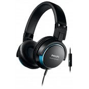Philips SHL3265BL/00 Headphones with mic, 40mm drivers/closed-back On-ear Breathable ear cushions Compact folding