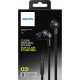 Philips TX1BK/00 Noise-Isolating In-Ear Headphones + Built-In Microphone - Black