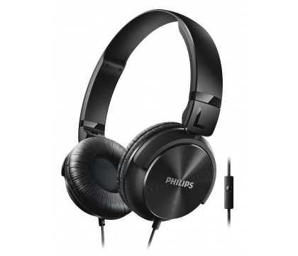 Philips SHL3065BK/00 Headphones with mic 32mm drivers/closed-back On-ear, Black