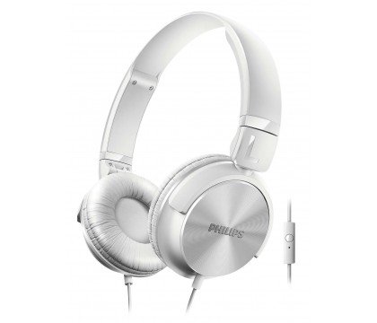 Philips SHL3065WT/00 Headphones with mic 32mm drivers/closed-back On-ear, White