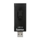 Hama 00124144 USB 3.0 OTG Card Reader for Smartphone/Tablet, SD/microSD, black