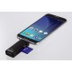 Hama 00124144 USB 3.0 OTG Card Reader for Smartphone/Tablet, SD/microSD, black