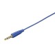 HAMA 00137437 BASIC IN-EAR HEADSET/MIC, BLUE