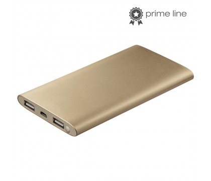 Hama 00173736 Premium Alu Power Pack, 8000 mAh, gold