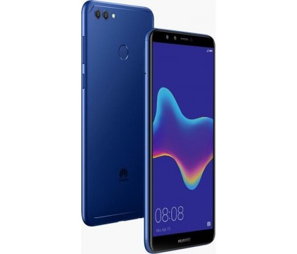 هواوى (Y9 2018) تليفون محمول ذكى ثنائى الشريحة, ذو لون أزرق