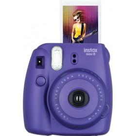فوجي فيلم (Instax Mini8) كاميرا ديجيتال فورية, ذات لون عنابى