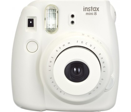 فوجي فيلم (Instax Mini8) كاميرا ديجيتال فورية, ذات لون أبيض