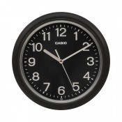 كاسيو (IQ-59-1BDF) ساعة حائط, ذو لون أسود / فضى - ONLINE