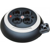 Brennenstuhl 1109220 Comfort-Line Cable Box CL-S 4-way black/white 3m H05VV-F 3G1,5