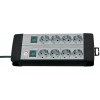 Brennenstuhl 1256550018 Premium-Line Technics extension socket 8-way Duo black/light grey 3m H05VV-F 3G1,5 with every 4 sockets switched