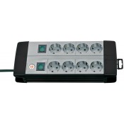 بريننستول (1256550018) مشترك كهربى ذو 8 منافذ مع مفتاح لكل 4 مفاتيح