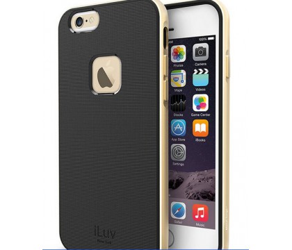 iLuv AI6METFGD Metal Forge™ Real anodized aluminum frame with diamond-out edges and protective shock-absorbing TPU case for iPhone 6